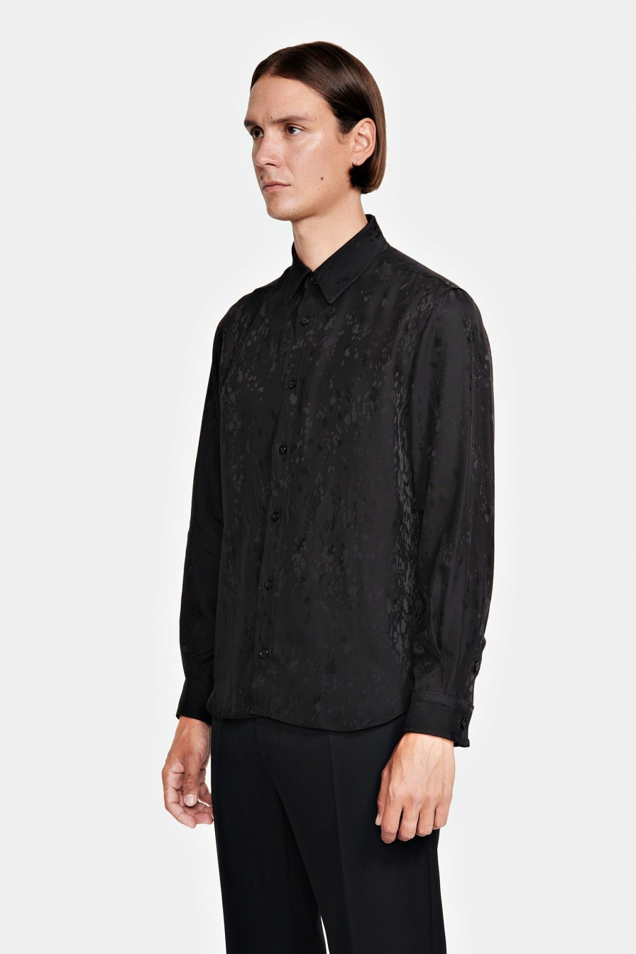 PRÊT À PORTER Louis Gabriel Nouchi | Chemise Coupe Classique En Jacquard Drops