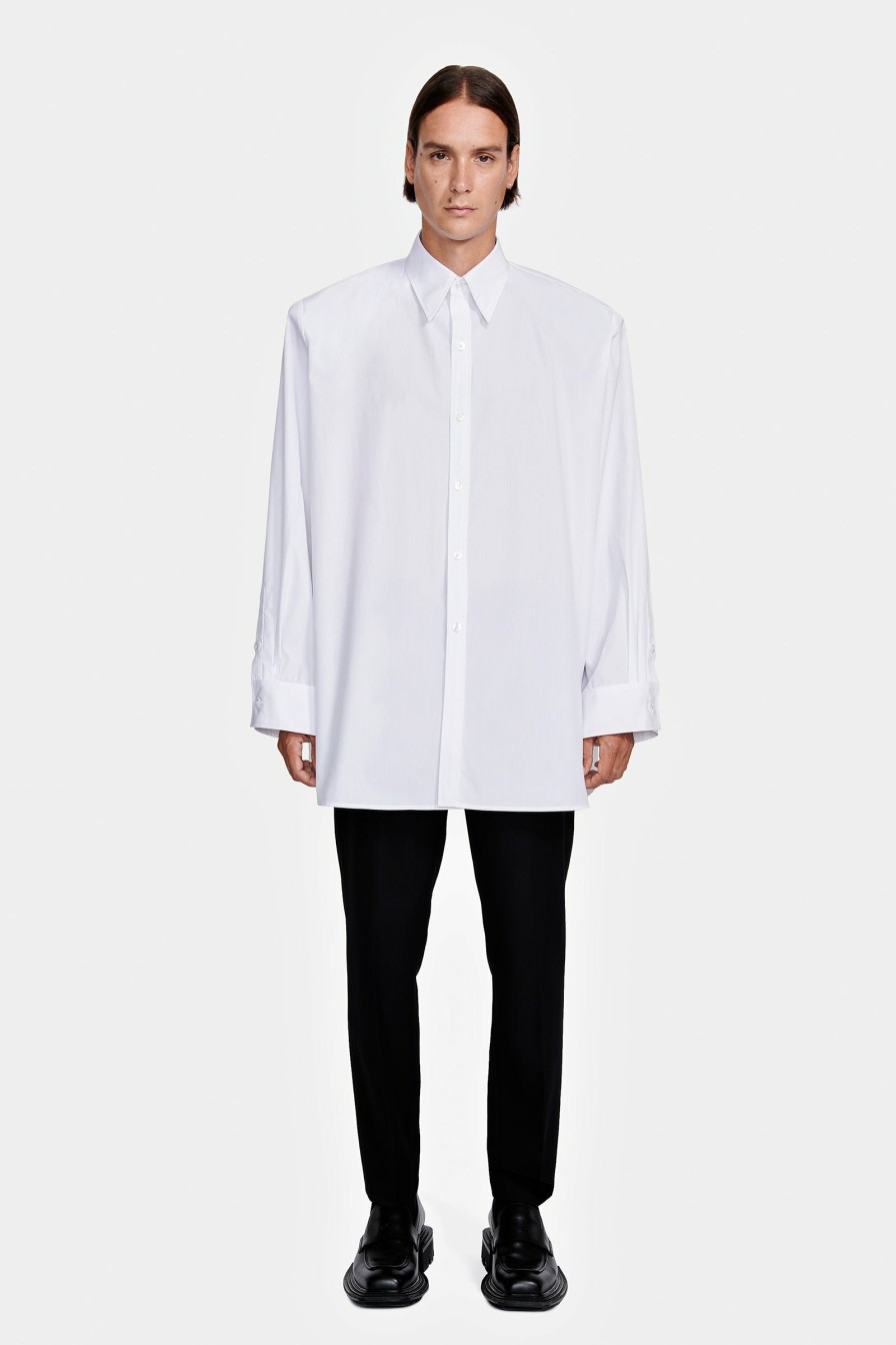 PRÊT À PORTER Louis Gabriel Nouchi | Chemise Longue Avec Epaulettes En Coton