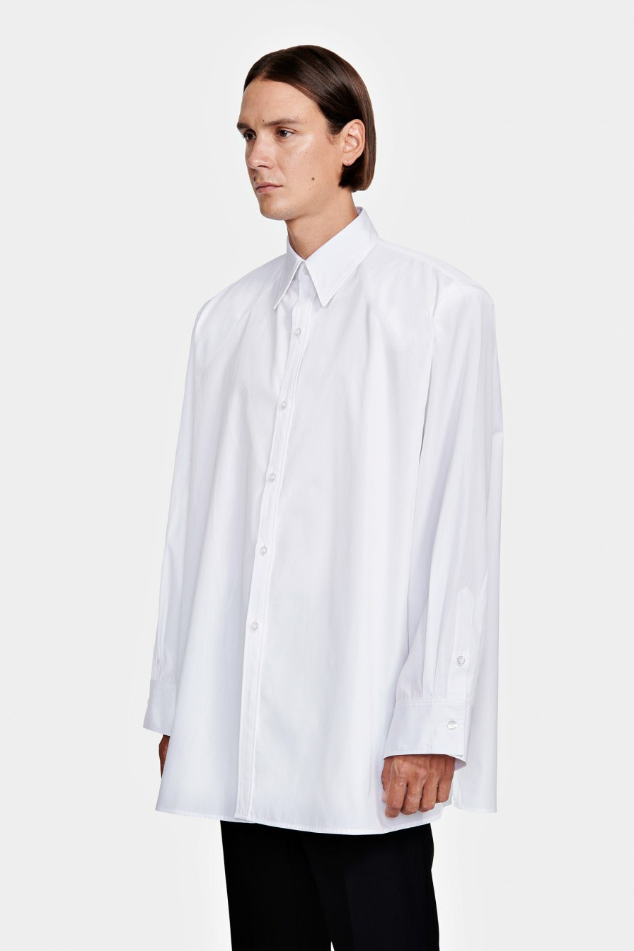 PRÊT À PORTER Louis Gabriel Nouchi | Chemise Longue Avec Epaulettes En Coton