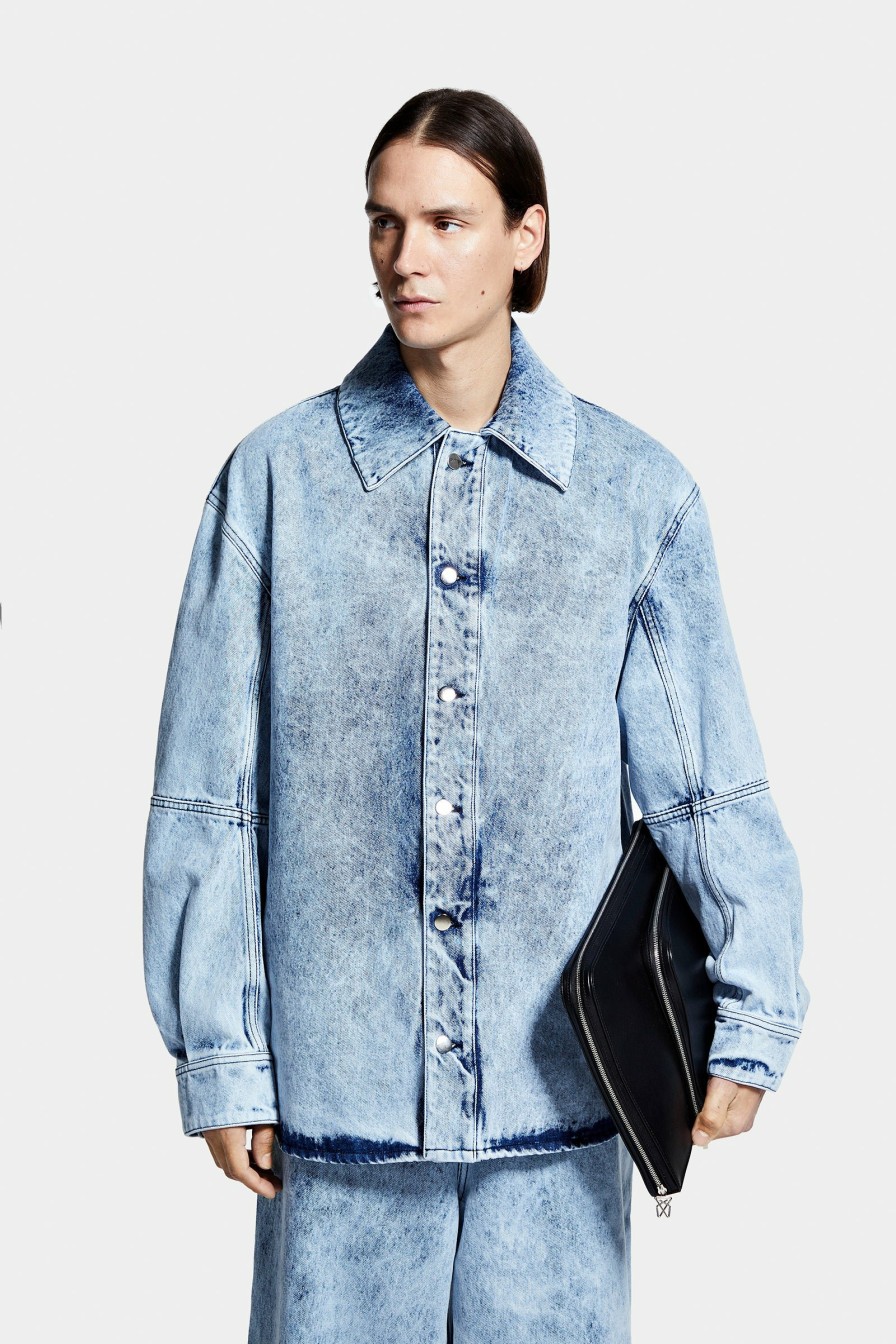 PRÊT À PORTER Louis Gabriel Nouchi | Surchemise En Denim Delave