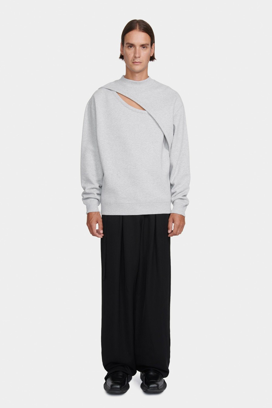 PRÊT À PORTER Louis Gabriel Nouchi | Sweatshirt Avec Laceration En Coton