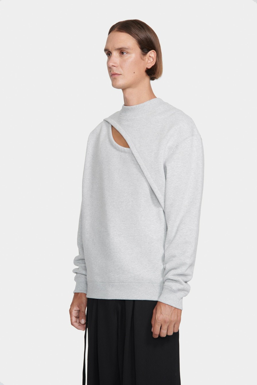 PRÊT À PORTER Louis Gabriel Nouchi | Sweatshirt Avec Laceration En Coton