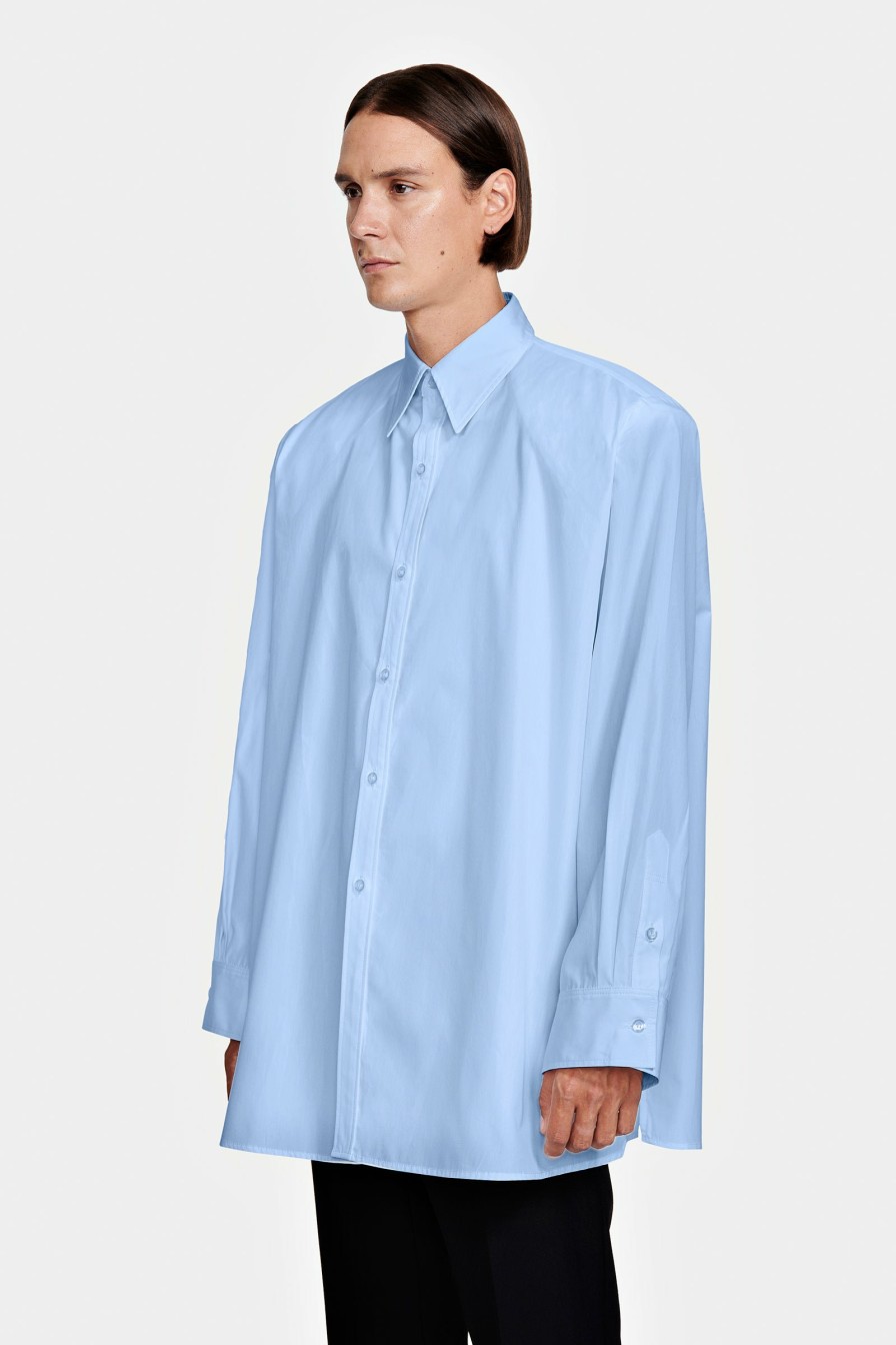 PRÊT À PORTER Louis Gabriel Nouchi | Chemise Longue Avec Epaulettes En Coton